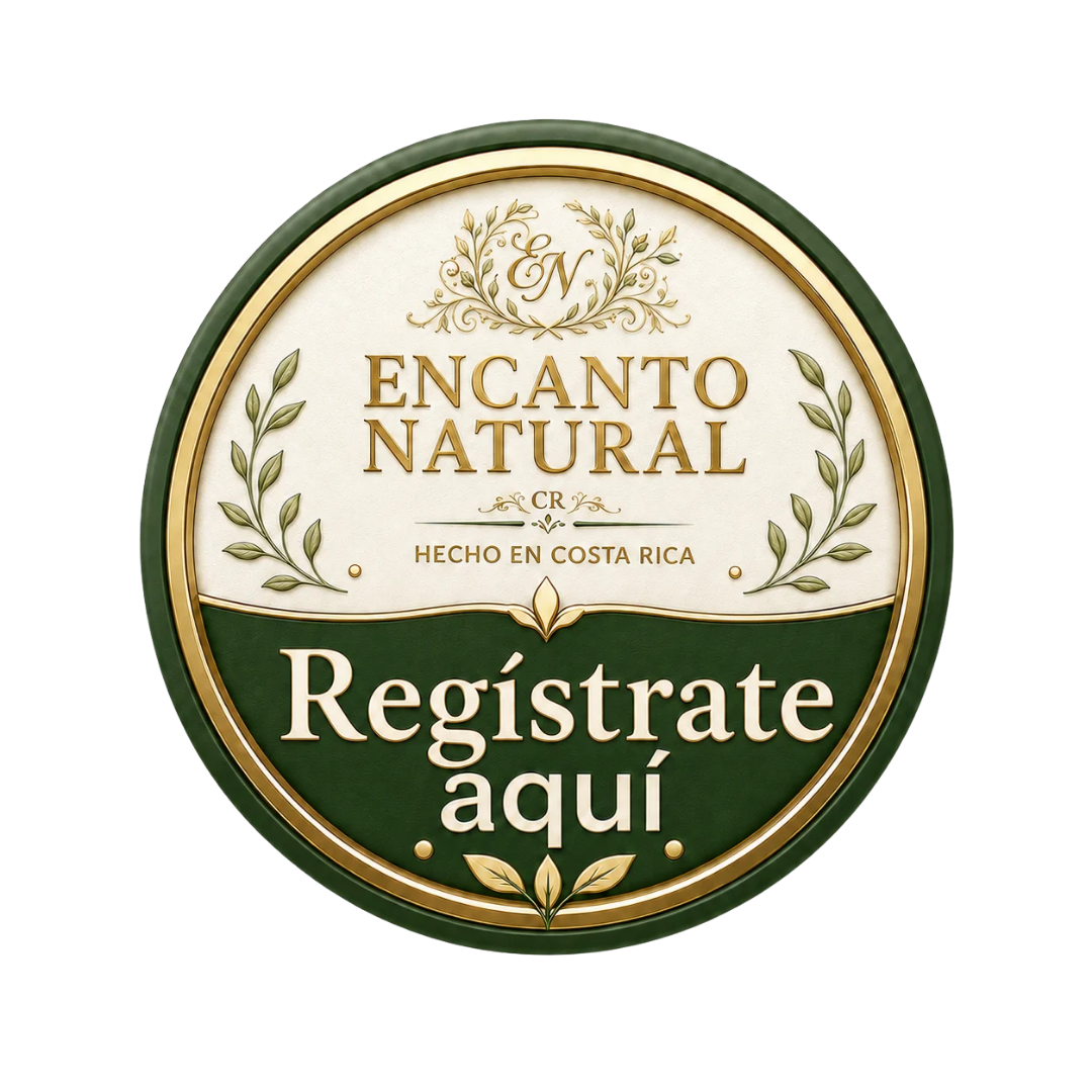 Botón de matrícula de Encanto Natural